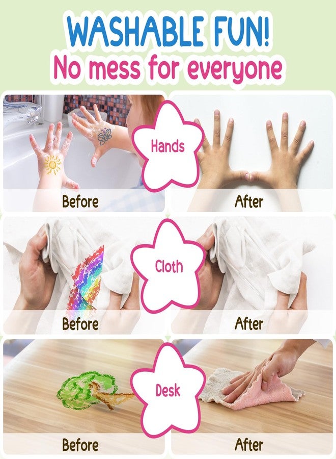 TinyGeeks 12 Peanut Crayons - Non Toxic Crayons for Toddlers - Washable for Kids Ages 4-8 - Easy To Hold - Toddlers 2-4 Years - Ergonomic Shape - Image 4